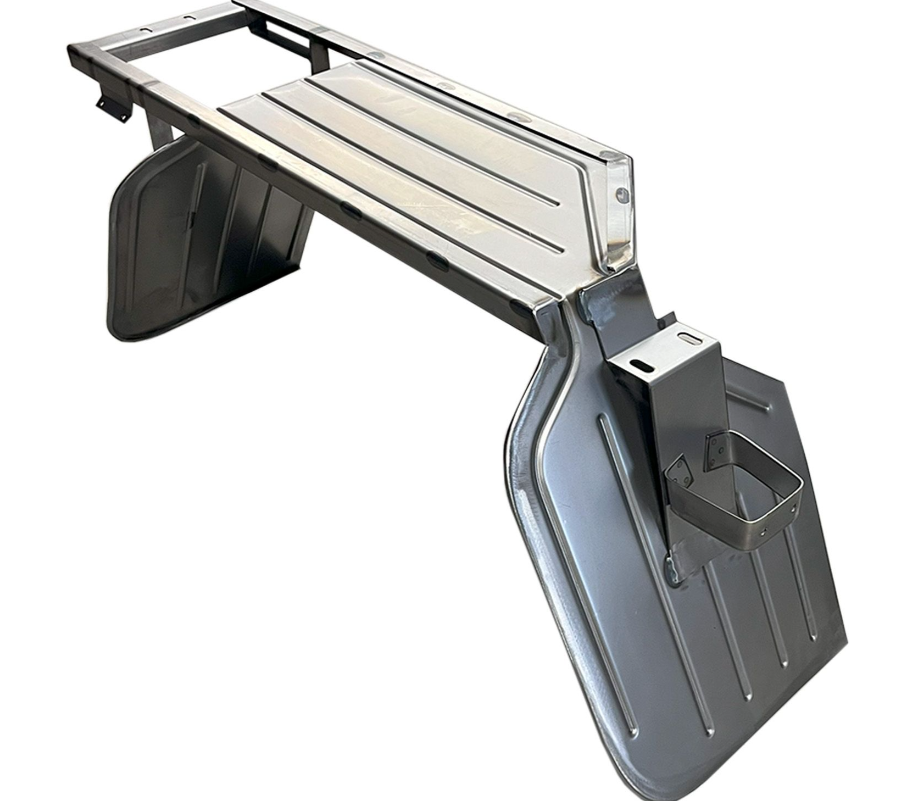 Kotflügel hinten mit umgelegter Kante wie im Original für Unimog 403 / 406 / 417